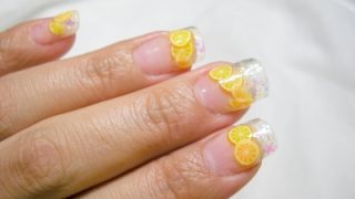 ジェルネイルクリアチップでお直し