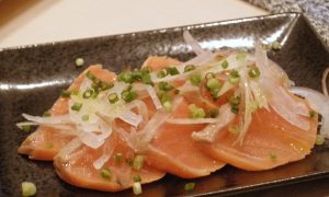 サーモンのカルパッチョ