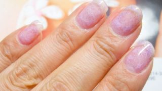 マーブルラメジェルネイル