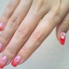 赤グラデネイル